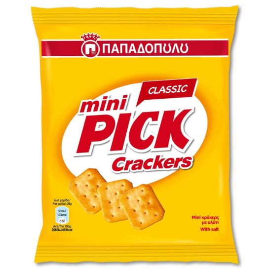 ΠΑΠΑΔΟΠΟΥΛΟΥ MINI PICK CRACKERS CLASSIC 70g*14 TEM/KIB
