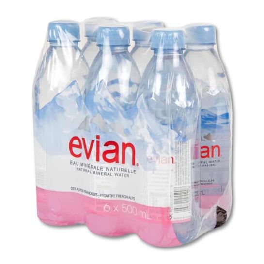 EVIAN ΦΥΣΙΚΟ ΜΕΤΑΛΛΙΚΟ ΝΕΡΟ (PET) (ΠΚ-24*0,5L)/ L 12KB / PAL 96KB