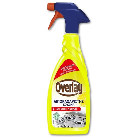 OVERLAY SPRAY ΛΙΠΟΚΑΘΑΡΙΣΤΗΣ ΚΟΥΖΙΝΑΣ 650ML*12 / L 12KB / PAL 36KB