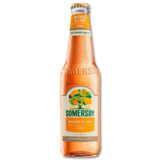 SOMERSBY MANGO & LIME CIDER 330ml  OW 4.5% ALC *12 / L 21KB / PAL 126KB