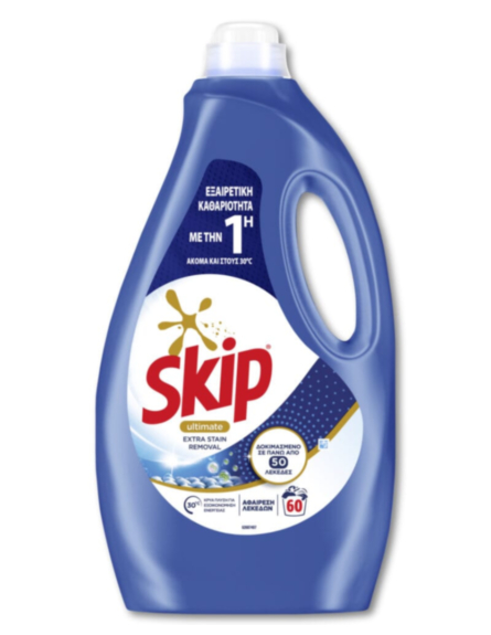 SKIP ΥΓΡΟ ΠΛΗΝΤ.ULTIMATE EXTRA STAIN REMOVAL 60mz*4/ L 12ΚΒ / PAL 48ΚΒ