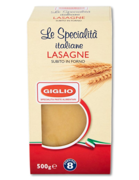 FAMIGLIA GIGLIO ΛΑΖΑΝΙ ΦΥΛΛΟ 500gr*12/ L 10KB / PAL 80KB