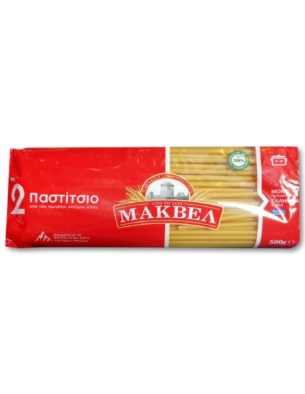 ΜΑΚΒΕΛ ΠΑΣΤΙΤΣΙΟ Νο2 500gr*15 / L 18KB / PAL 90KB
