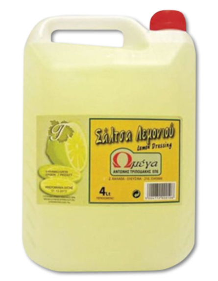 ΩΜΕΓΑ ΛΕΜΟΝΙ ΣΑΛΤΣΑ (DRESSING) 4lt*4/ L 10KB / PAL 50KB