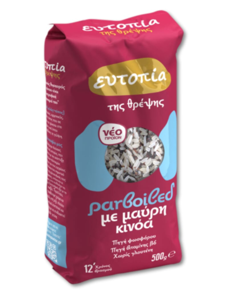 ΕΥΤΟΠΙΑ ΡΥΖΙ PARBOILED ΜΕ ΚΙΝΟΑ 500g*18ΤΕΜ/ L 9KB
