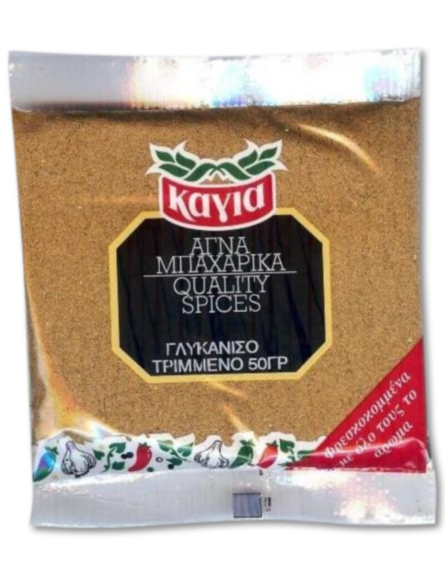 ΚΑΓΙΑ ΓΛΥΚΑΝΙΣΟΣ ΤΡΙΜΜΕΝΟΣ ΦΑΚ-50gr*24 ΤΕΜ