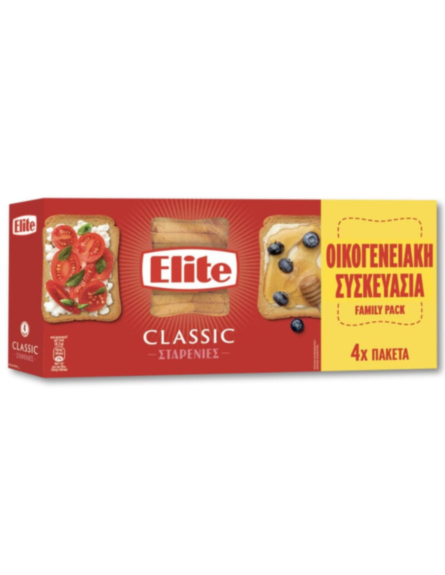 ELITE ΦΡΥΓΑΝΙΑ ΣΙΤΟΥ ΟΙΚΟΓ.ΣΥΣΚ 500g *12/  L 6ΚΒ / PAL 36KB