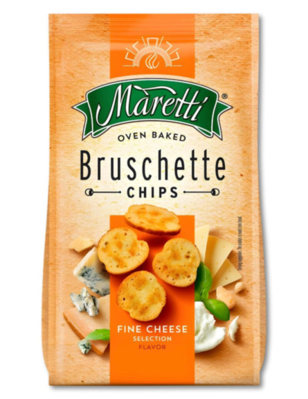 MARETTI BRUSCHETTE CHIPS FINE CHEESE 70g*15ΤΕΜ/ΚΙΒ