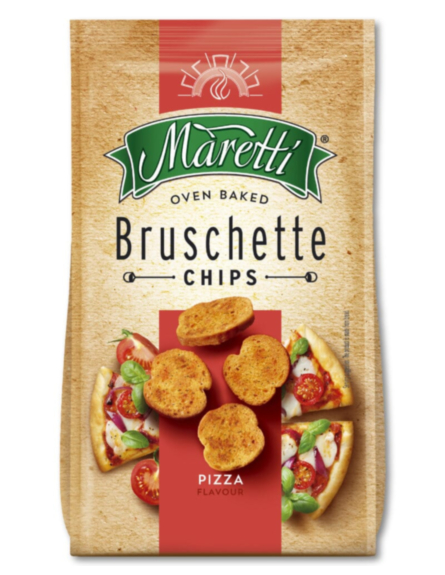 MARETTI BRUSCHETTE CHIPS PIZZA 70g*15ΤΕΜ/ΚΙΒ