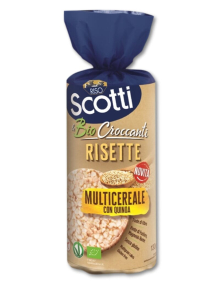 SCOTTI ΡΥΖΟΓΚΟΦΡΕΤΕΣ QUINOA 130gr*12/ L 8KB / PAL 64KB