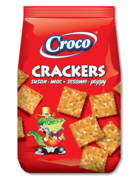 CROCO ΚΡΑΚΕΡ ΜΕ ΣΟΥΣΑΜΙ ΚΑΙ ΠΑΠΑΡΟΥΝΟΣΠΟΡΟ 100gr*12ΤΕΜ