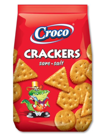 CROCO ΚΡΑΚΕΡ ΜΕ ΑΛΑΤΙ 100gr*12ΤΕΜ