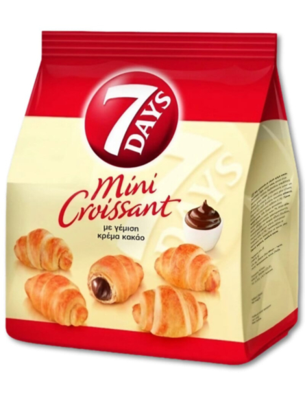 7 DAYS ΜΙΝΙ ΚΡΟΥΑΣΑΝ ΜΕ ΓΕΜ.ΣΟΚΟΛΑΤΑ 60g*15