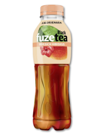 FUZE TEA BLACK ΡΟΔΑΚΙΝΟ & ΙΒΙΣΚΟΣ 500ml*12/ L 20KB / PAL 160KB