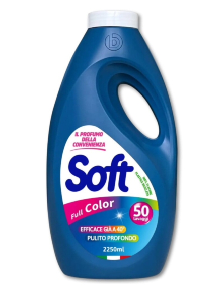 SOFT ΥΓΡΟ ΑΠΟΡ/KO ΠΛΥΝΤ. ΡΟΥΧΩΝ FULL COLOR 50ΜΖ 2.25LT*5/ L 16KB / PAL 64KB