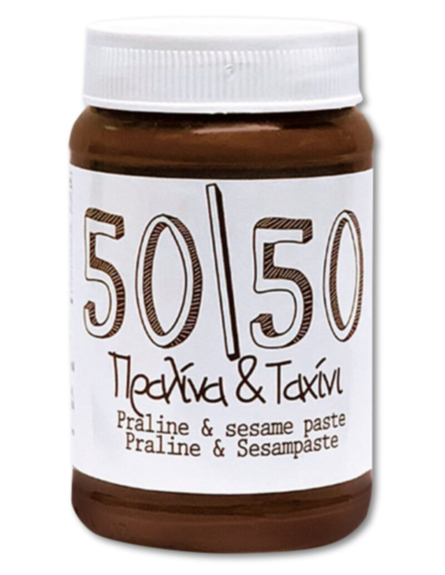 ΤΑΧΙΝΙ & ΠΡΑΛΙΝΑ 50/50 ΒΑΖΟ 400gr*12/ L 15KB / PAL 90KB