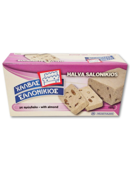 ΧΑΛΒΑΣ ΣΑΛΟΝΙΚΙΟΣ ΑΜΥΓΔΑΛΟ 400g*12ΤΕΜ/ΚΙΒ