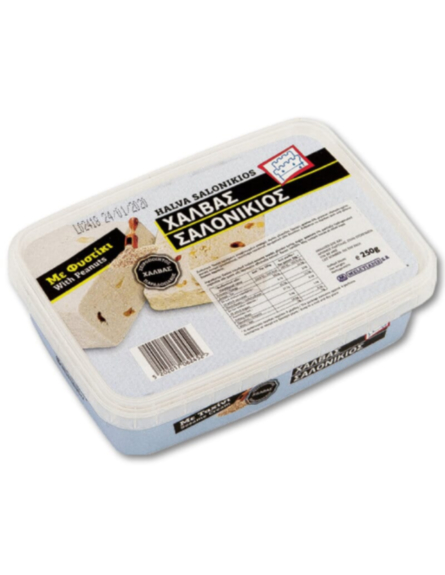 ΧΑΛΒΑΣ ΣΑΛΟΝΙΚΙΟΣ ΦΥΣΤΙΚΙ 400g*12ΤΕΜ/ΚΙΒ