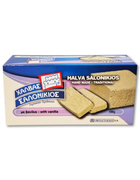 ΧΑΛΒΑΣ ΣΑΛΟΝΙΚΙΟΣ ΒΑΝΙΛΙΑ 400g*12ΤΕΜ/ΚΙΒ