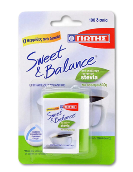 ΓΙΩΤΗΣ SWEET & BALANCE (100 ΔΙΣΚΙΑ)*12 TEM/KIB