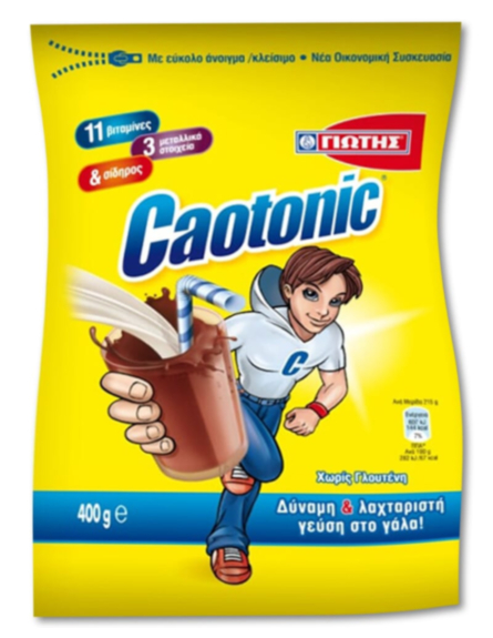 CAOTONIC Χ. ΓΛΟΥΤΕΝΗ ΣΑΚΟΥΛΑ 400gr*12 ΤΕΜ/ΚΙΒ