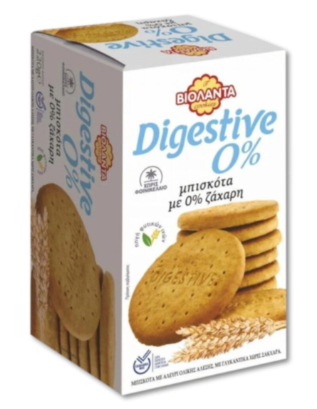 ΒΙΟΛΑΝΤΑ ΜΠΙΣΚΟΤΑ DIGESTIVE 0% ΖΑΧ 220gr*12ΤΕΜ/ΚΙΒ