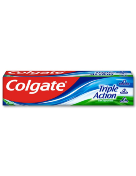 COLGATE OΔ/ΜΑ TRIPLE ACTION 75ML*12ΤΕΜ/DIS