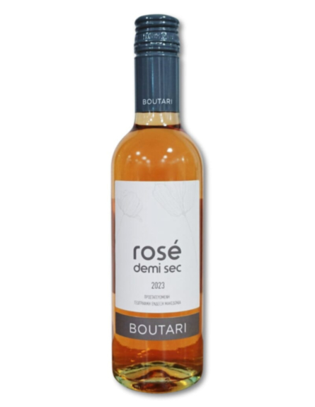 ΜΠΟΥΤΑΡΗ ROSE DEMI-SEC ΡΟΖΕ ΗΜΙΞΗΡΟΣ ΟΙΝΟΣ 375ml*24 TEM
