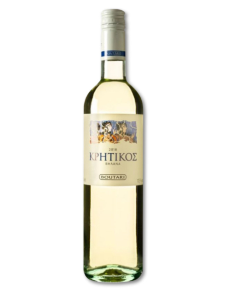 ΜΠΟΥΤΑΡΗ ΚΡΗΤΙΚΟΣ ΛΕΥΚΟΣ ΞΗΡΟΣ ΟΙΝΟΣ 750ml*12TEM
