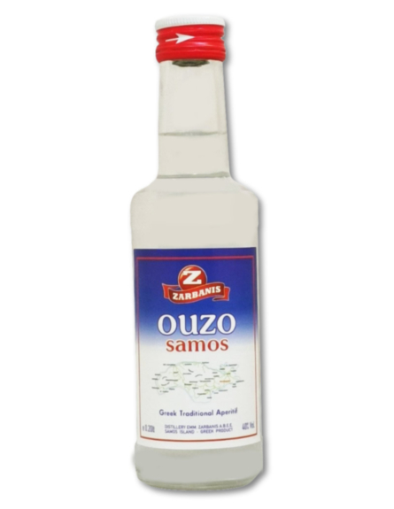 ΟΥΖΟ ΣΑΜΟΣ 40% ΚΑΡΑΦΑΚΙ 200ml*24TEM/KIB
