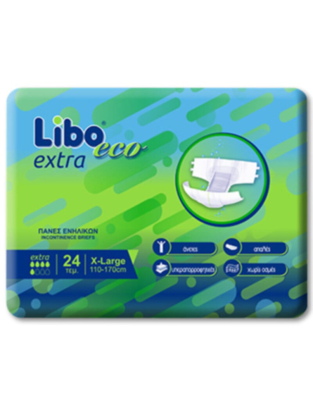 LIBO ΠΑΝΑ ΕΝΗΛΙΚΩΝ ΑΚΡΑΤΕΙΑΣ ECO EXTRA LARGE (ΠΚ-30ΤΕΜ)*4TEM/KB
