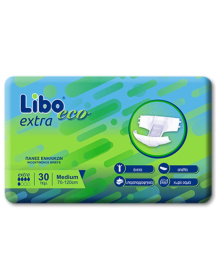 LIBO ΠΑΝΑ ΕΝΗΛΙΚΩΝ ΑΚΡΑΤΕΙΑΣ ECO EXTRA MEDIUM (ΠΚ-30ΤΕΜ)*4TEM/KB