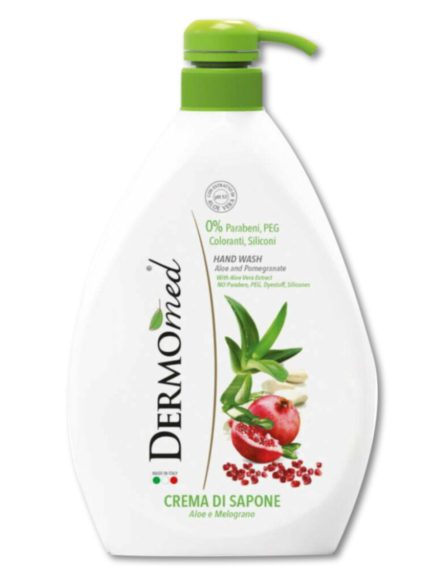DERMOMED ΚΡΕΜΟΣΑΠΟΥΝΟ ALOE 600ml*6  / L 20KB / PAL 140KB