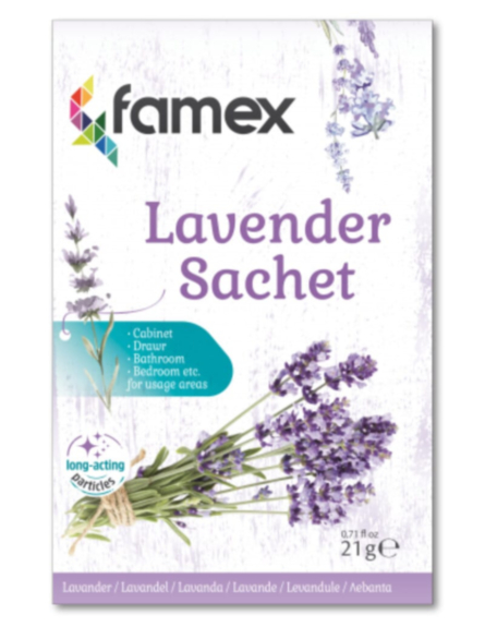 FAMEX ΑΡΩΜΑΤΙΚΟ ΦΑΚΕΛΑΚΙ ΝΤΟΥΛΑΠΑΣ ΛΕΒΑΝΤΑ*24ΤΕΜ/ L 9KB