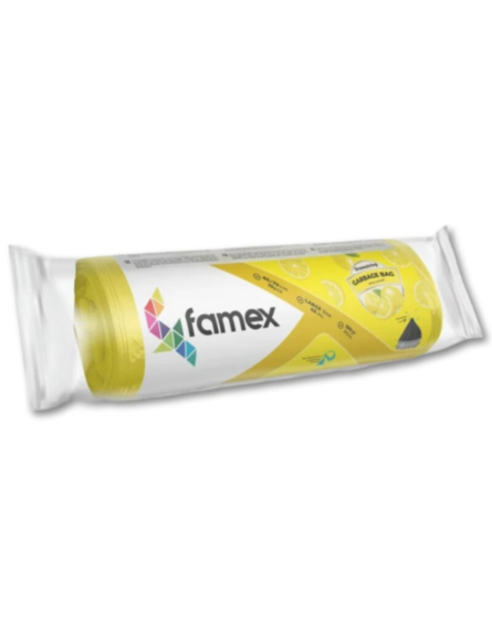 FAMEX ΣΑΚΟΥΛΑ ΣΚΟΥΠΙΔΙΩΝ ΜΕ ΚΟΡΔΟΝΙ ΜΕΓΑΛΗ ΛΕΜΟΝΙ 65x70(ΠΚ-10ΤΕΜ)*25ΤΕΜ/ L 15KIB/ PAL 75KIB