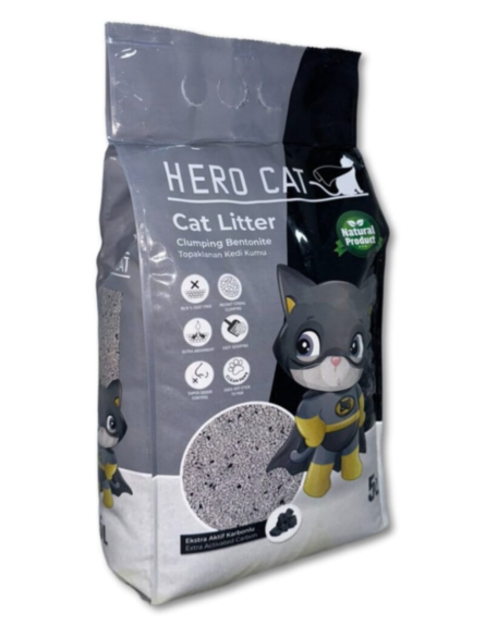 ΑΜΜΟΣ ΓΑΤΑΣ HERO CAT ACTIVATED CARBON 5lt