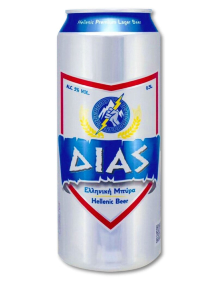 ΔΙΑΣ ΜΠΥΡΑ LAGER (4,5%) ΚΟΥΤΙ 12*500ml / L 18KB / PAL 162KB