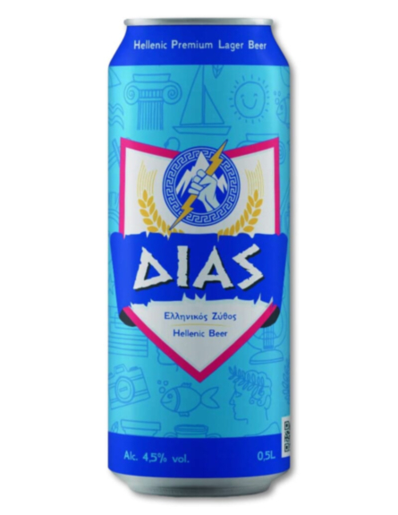 ΔΙΑΣ ΜΠΥΡΑ LAGER (4,5%) ΚΟΥΤΙ 12*500ml / L 18KB / PAL 162KB