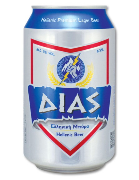 ΔΙΑΣ ΜΠΥΡΑ LAGER (4,5%) ΚΟΥΤΙ 6*330ml / L 36KB / PAL 432KB