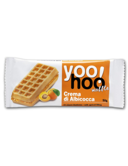YOOHOO WAFFLE ΜΕ ΓΕΜΙΣΗ ΒΕΡΙΚΟΚΟ 50gr*12TEM/KB