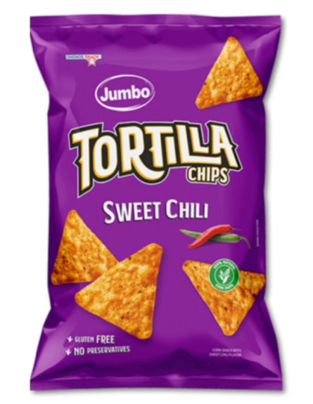 JUMBO TORTILIA CHIPS ΜΕ ΤΣΙΛΙ 100gr*18