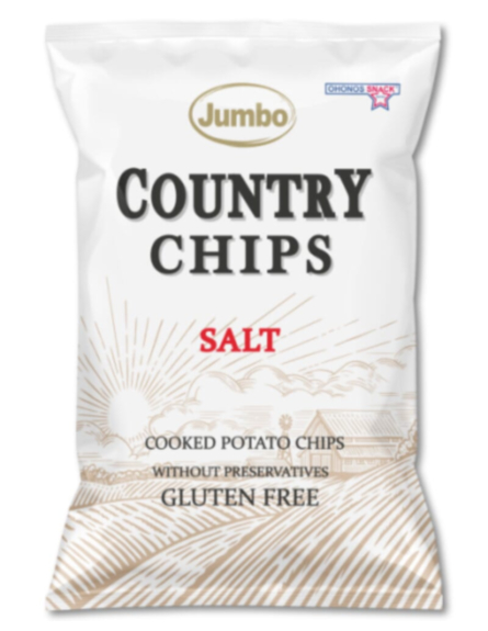JUMBO COUNTRY CHIPS ΜΕ ΑΛΑΤΙ 150gr*20