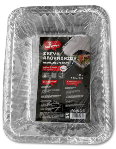 SAFETY'S ΤΑΨΑΚΙ ΑΛΟΥΜΙΝΙΟΥ (ΠΚ-4ΤΕΜ + 4 ΚΑΠΑΚΙΑ)*52ΤΕΜ/ΚΒ