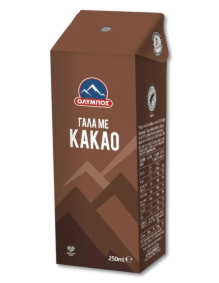 ΟΛΥΜΠΟΣ ΓΑΛΑ ΚΑΚΑΟ 3,6% 250ml*24TEM/KIB