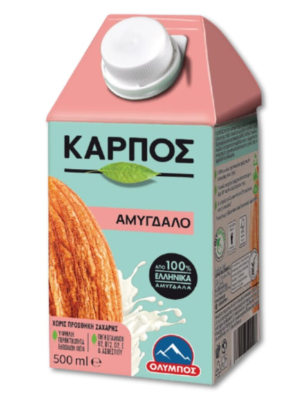 ΟΛΥΜΠΟΣ ΚΑΡΠΟΣ ΓΑΛΑ ΑΜΥΓΔΑΛΟΥ Χ.ΖΑΧΑΡΗ 500ml*12TEM/KIB