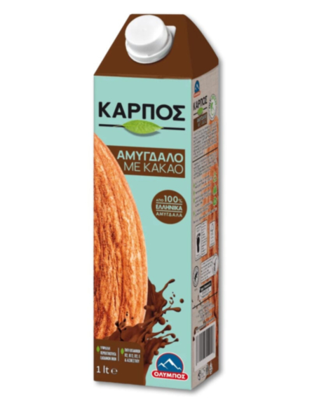 ΟΛΥΜΠΟΣ ΚΑΡΠΟΣ ΓΑΛΑ ΑΜΥΓΔΑΛΟΥ ΚΑΚΑΟ 1lt*12TEM/KIB