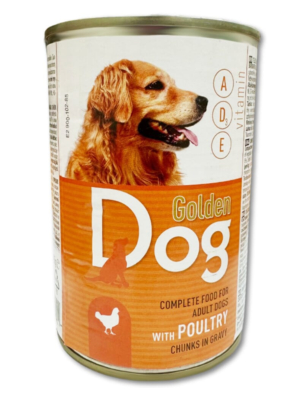 GOLDEN DOG ΚΟΤΟΠΟΥΛΟ 415g*24/ L 6KB / PAL 78KB