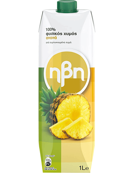 ΗΒΗ ΑΝΑΝΑΣ 100% 1LT *12/ L 13KB / PAL 78KB