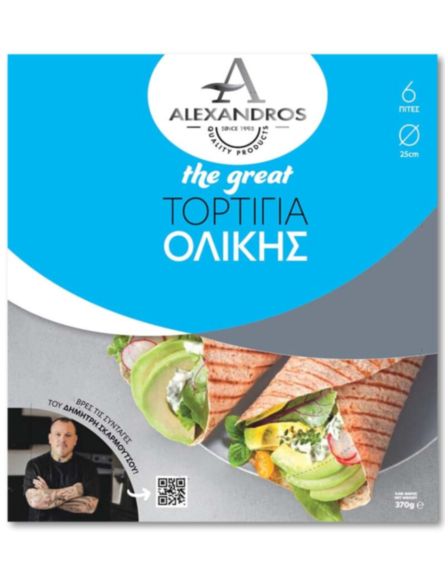 ΑΛΕΞΑΝΔΡΟΣ ΤΟΡΤΙΓΙΑ ΟΛΙΚΗΣ (25cm*6)*15 ΠΑΚ / L 6ΚΙΒ