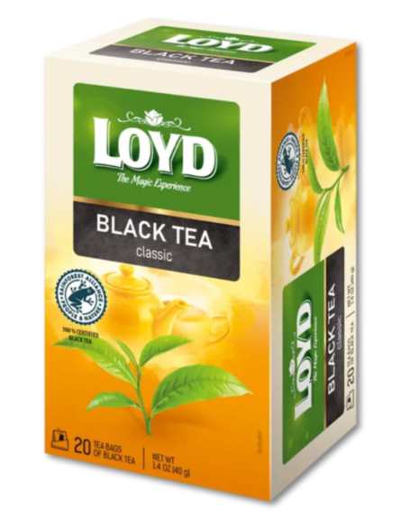 LOYD ΜΑΥΡΟ ΤΣΑΙ (20*40g)*8/L 19KB / PAL 209